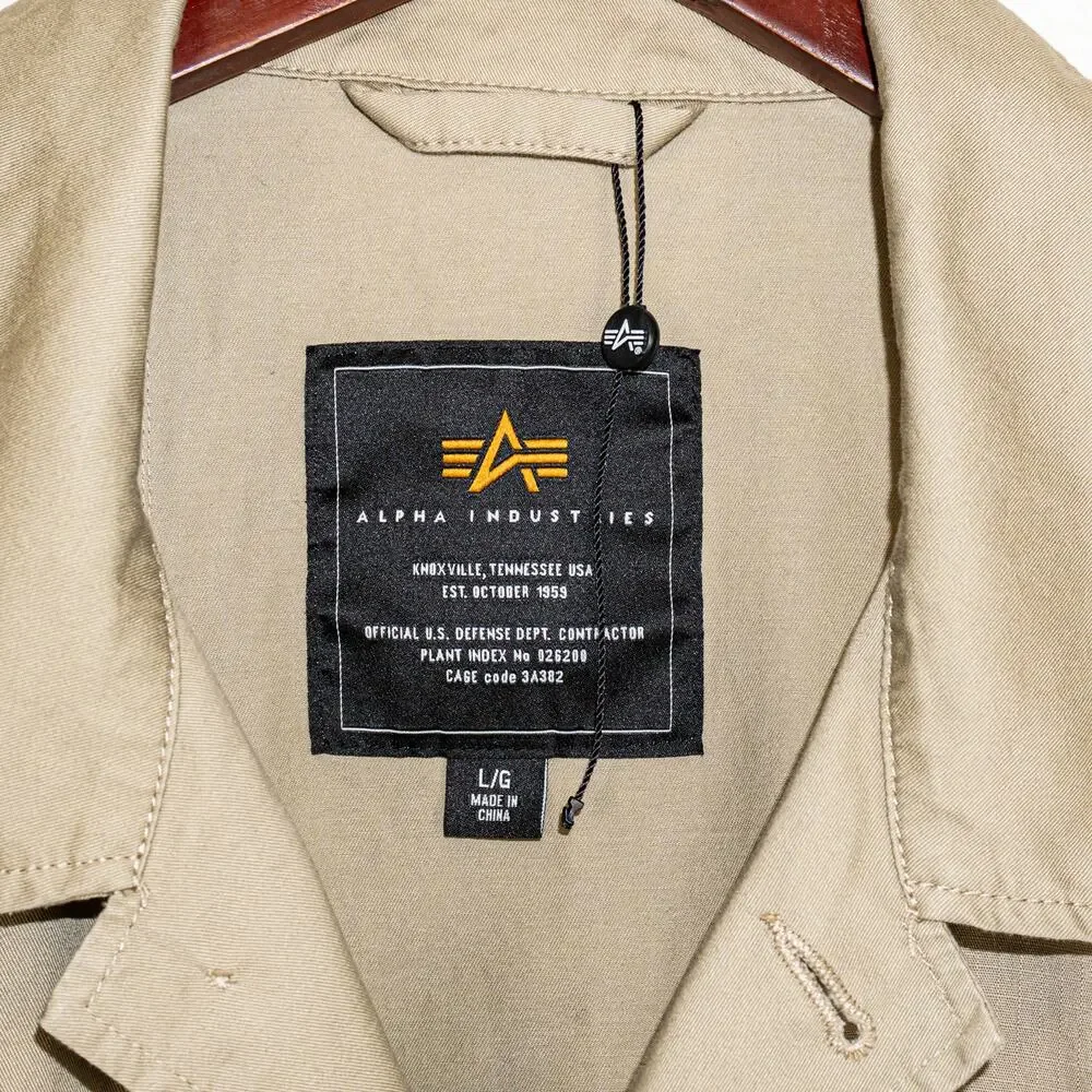 Alpha Industries Men's Utility Field Jacket Type 01 M-65 Style size Large